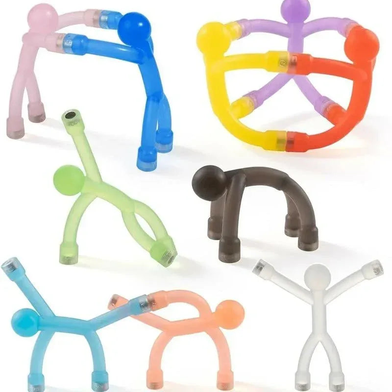 Bend, Snap & Build Magnetic Figures | 10-Piece Set