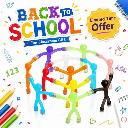 Bend, Snap & Build Magnetic Figures | 10-Piece Set