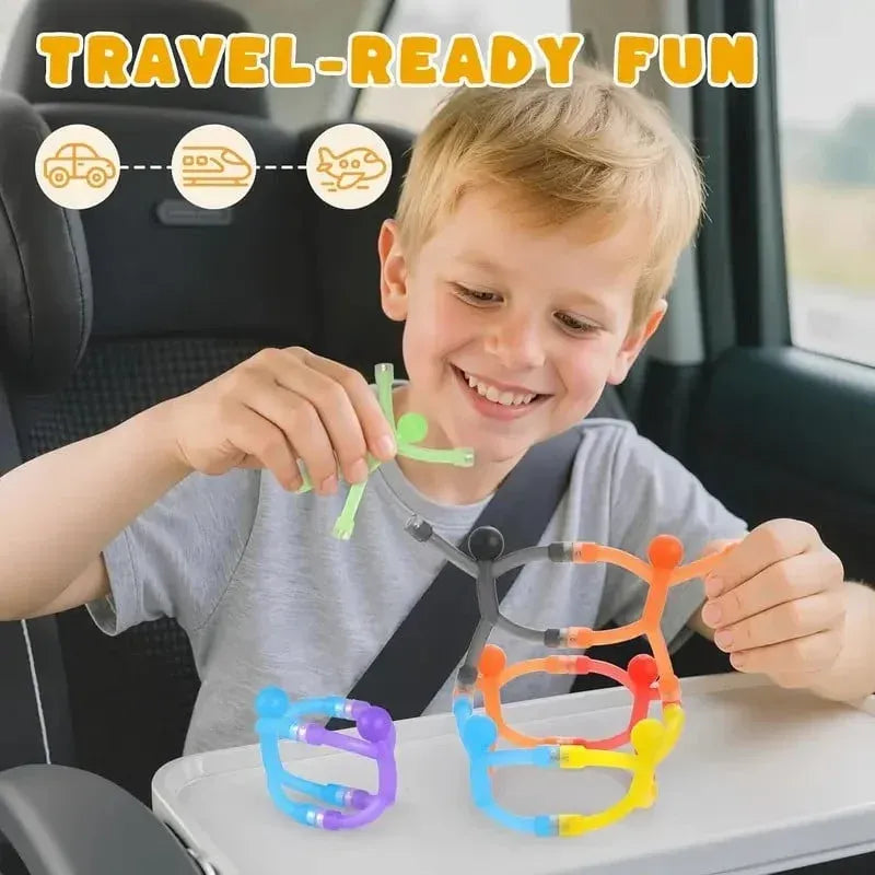 Bend, Snap & Build Magnetic Figures | 10-Piece Set
