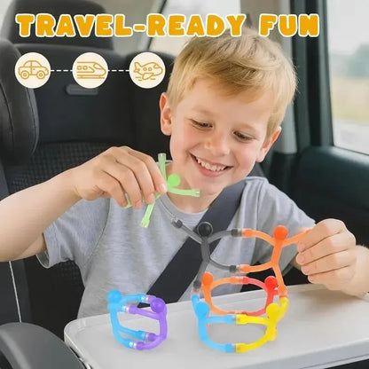 Bend, Snap & Build Magnetic Figures | 10-Piece Set